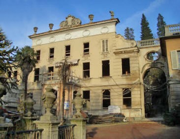 restauro facciata villa torino