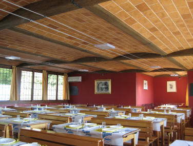 controsoffitto stile rustico